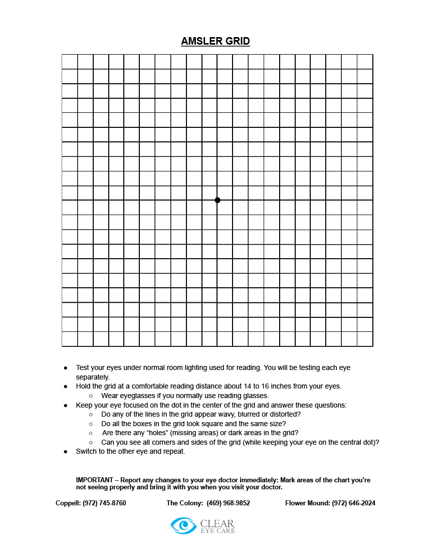 Amsler grid